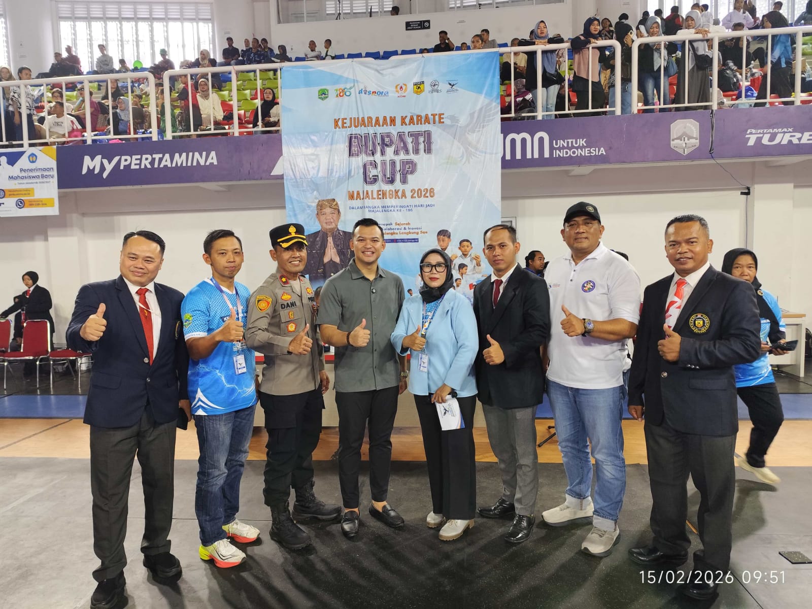 Dedikasi Tutor PKBM di Kejuaraan Karate Bupati Cup Majalengka 2026