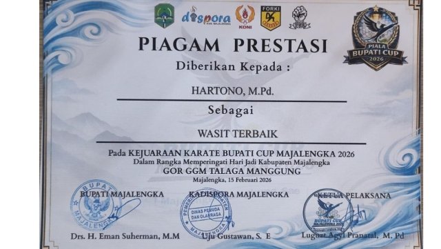 3.Dedikasi Tutor PKBM di Kejuaraan Karate Bupati Cup Majalengka 2026