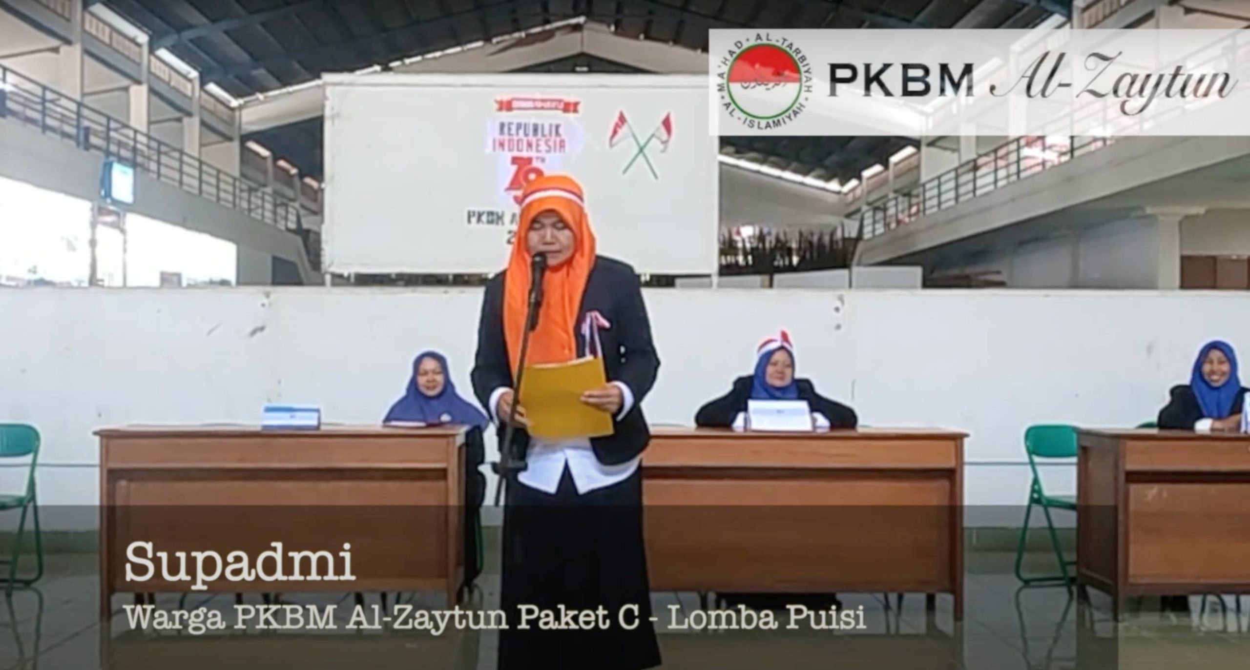 Lomba puisi oleh warga belajar PKBM Al Zaytun – Supadmi