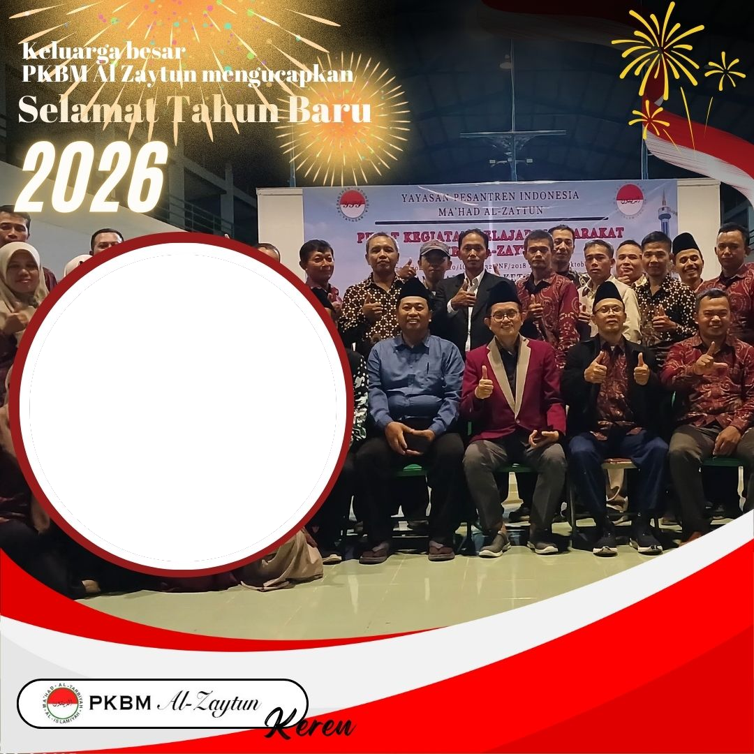 keluarga besar PKBM Al Zaytun mengajak untuk meramaikan dengan memakai twitbon ini